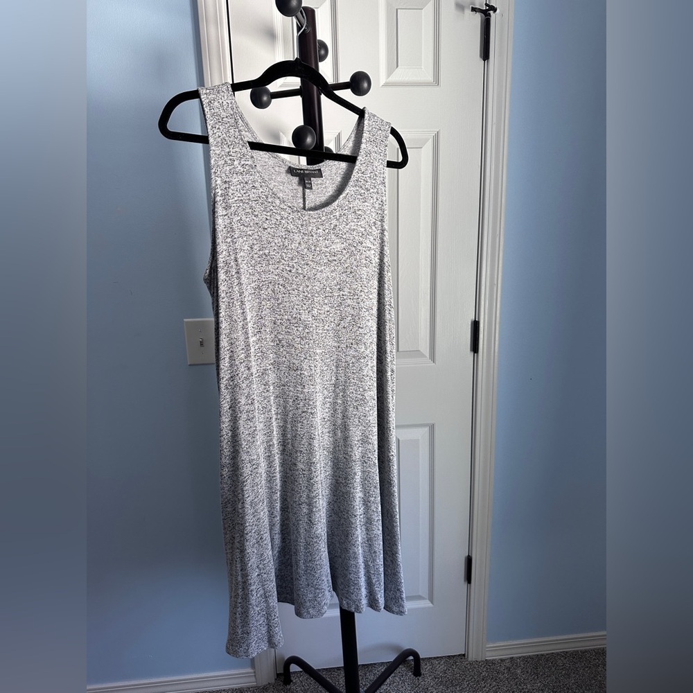Lane Bryant Tank Sweater Dress, Light Gray, Size 18/20